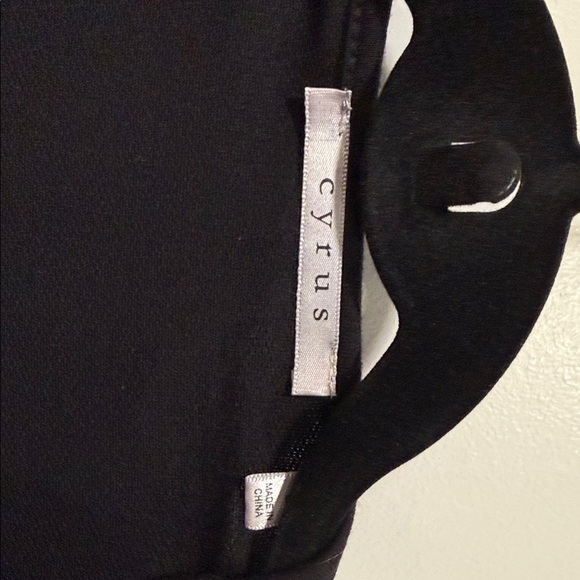 Cyrus Black Open Front Cardigan - Picture 2 of 3